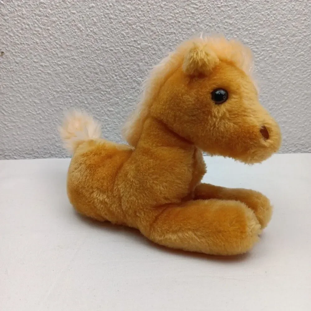 Dakin 1975 Charlie Horse & 1978 Golden Laying Colt  Plush Stuffed Animals Lot